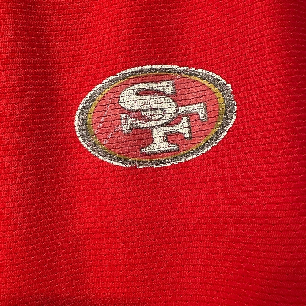 NFL San Francisco 49ers Red and Gold Long Sleeve Vintage Shirt - Picture 6 of 8